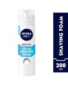 NIVEA MEN SENSITIVE COOLING SHAVING FOAM 200ML