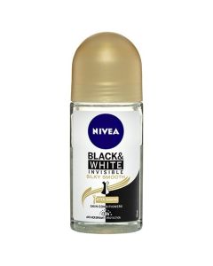 NIVEA BLACK & WHITE INVISIBLE X5 ANTI GOLD ROLL-ON DEODORANT 50ML