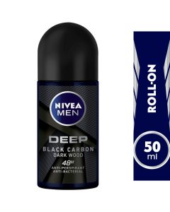 NIVEA MEN DEEP BLACK CARBON ROLL ON 50ML
