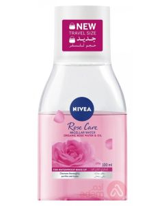 NIVEA ROSE CARE MICELLAR WATER ORGANIC ROSE WATER & OIL 100ML