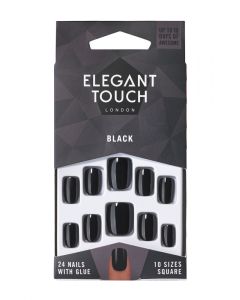 ELEGANT TOUCH NAIL 24 PCS BLACK 231