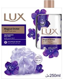 LUX +LOOFAH MAGICAL ORCHID BODY WASH 250 ML