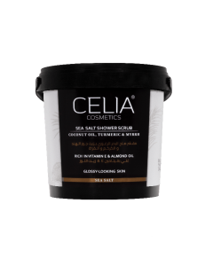 CELIA TURMERIC MYRRH & COCONUT BODY OIL SUGAR SCRUB 400 G