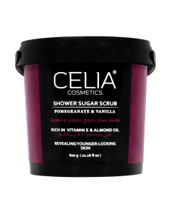 CELIA POMEGRANATE & VANILIA BODY OIL SUGAR SCRUB  400 G