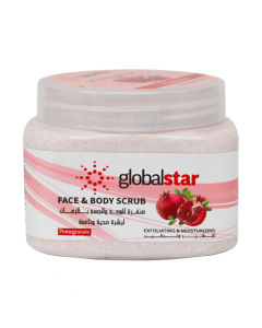 GLOBAL STAR FACE&BODY POMEGRANATE SCRUB 500ML