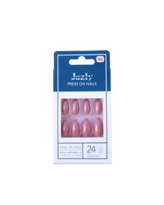 JAZLY NAILS PINK NUDE ALMOND #6