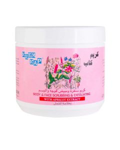 KREM KAP 500ML BODY & FACE SCRUBBING & EXFOLIATAING APRIC