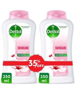 DETTOL SKINCARE ROSE&SAKURA BLOSSOM BODY WASH 250ML 1+1 35