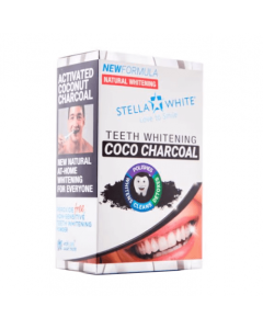 STELLA WHITE TEETH WHITENING STRIPES NEW FORMULA COCO CHARCOAL