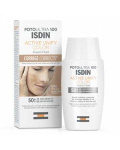 Isdin Photo Ultra 100 Active Unify Fusion Fluid Sunblock SPF50 Clear 50ml