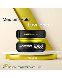 VASSO STYLING HAIR PASTE WAX APEX 150 ML